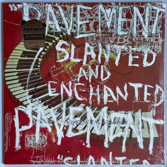 Pavement Slanted and Enchanted NEW 30th Ann. Red, White, Black Splatter Vinyl - Picture 1 of 3